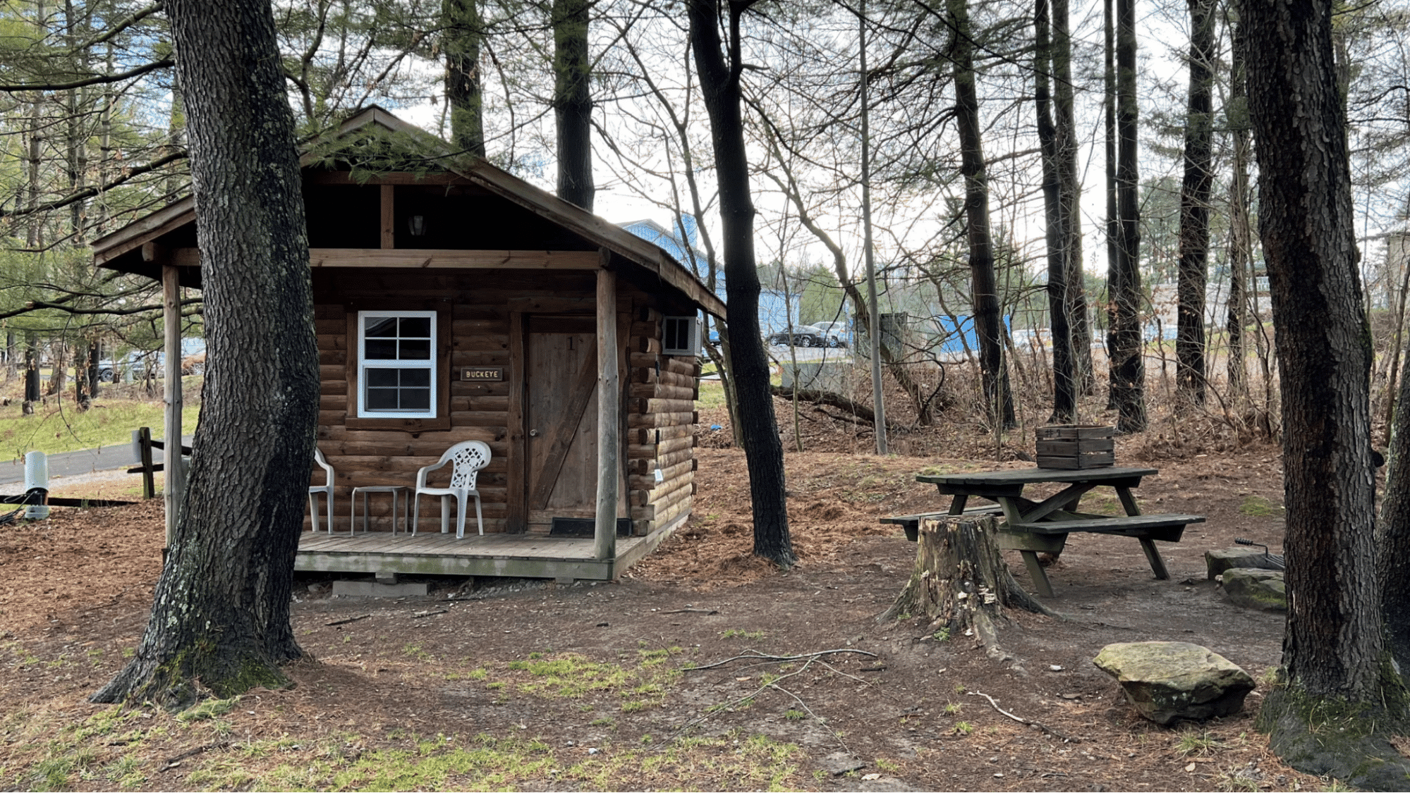 cabin in the middle of the woods in Logan, OH
